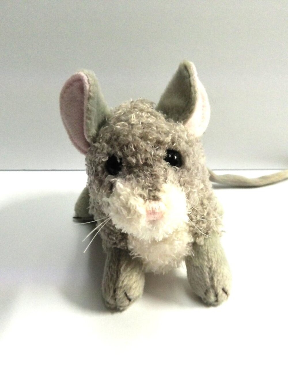 Douglas Kernel the Mouse Cuddle Toys 2015, 6" Long + 6" Tail #247 Gray & White